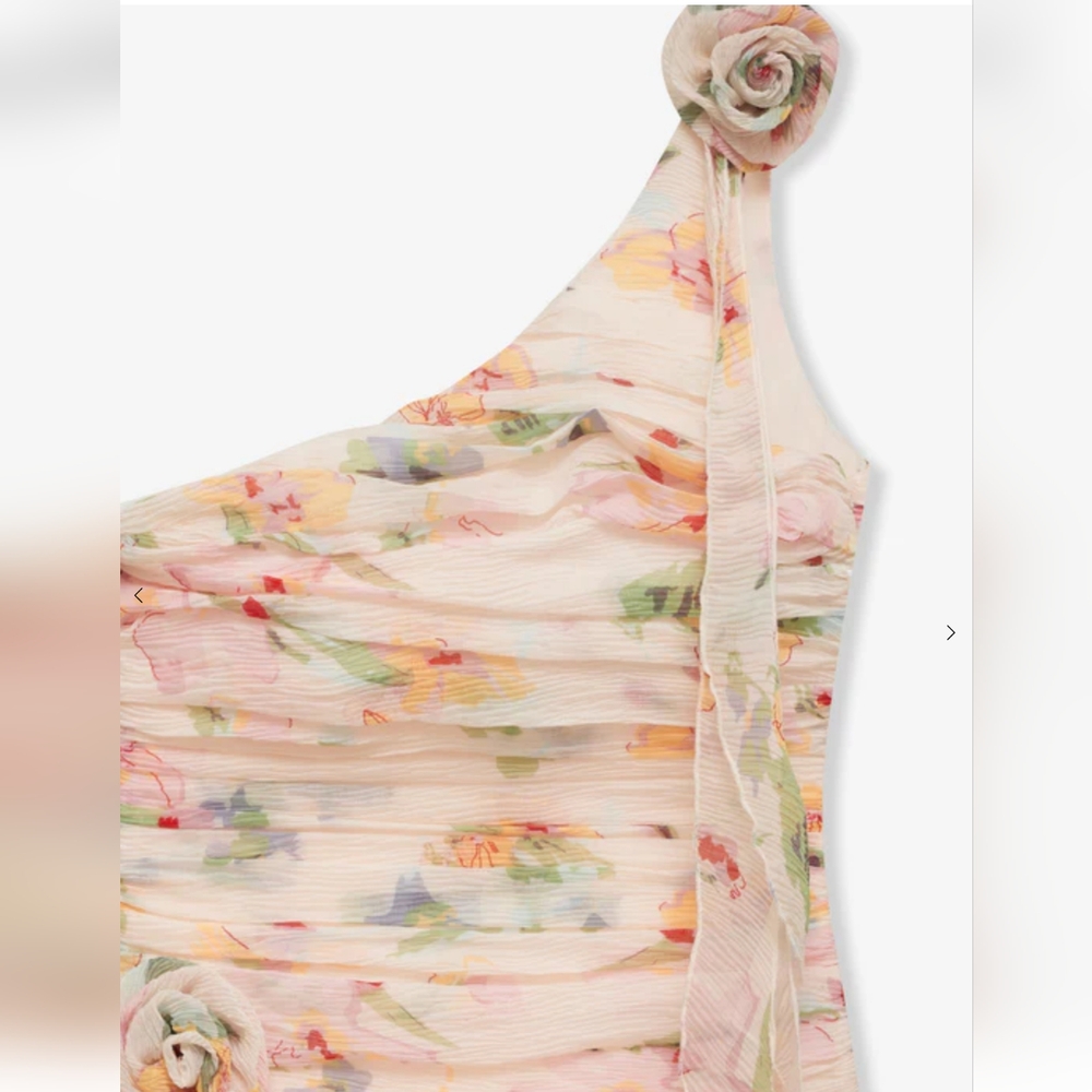 🍋For Love and Lemons Abby One Shoulder Mini Dress - Picture 14 of 16
